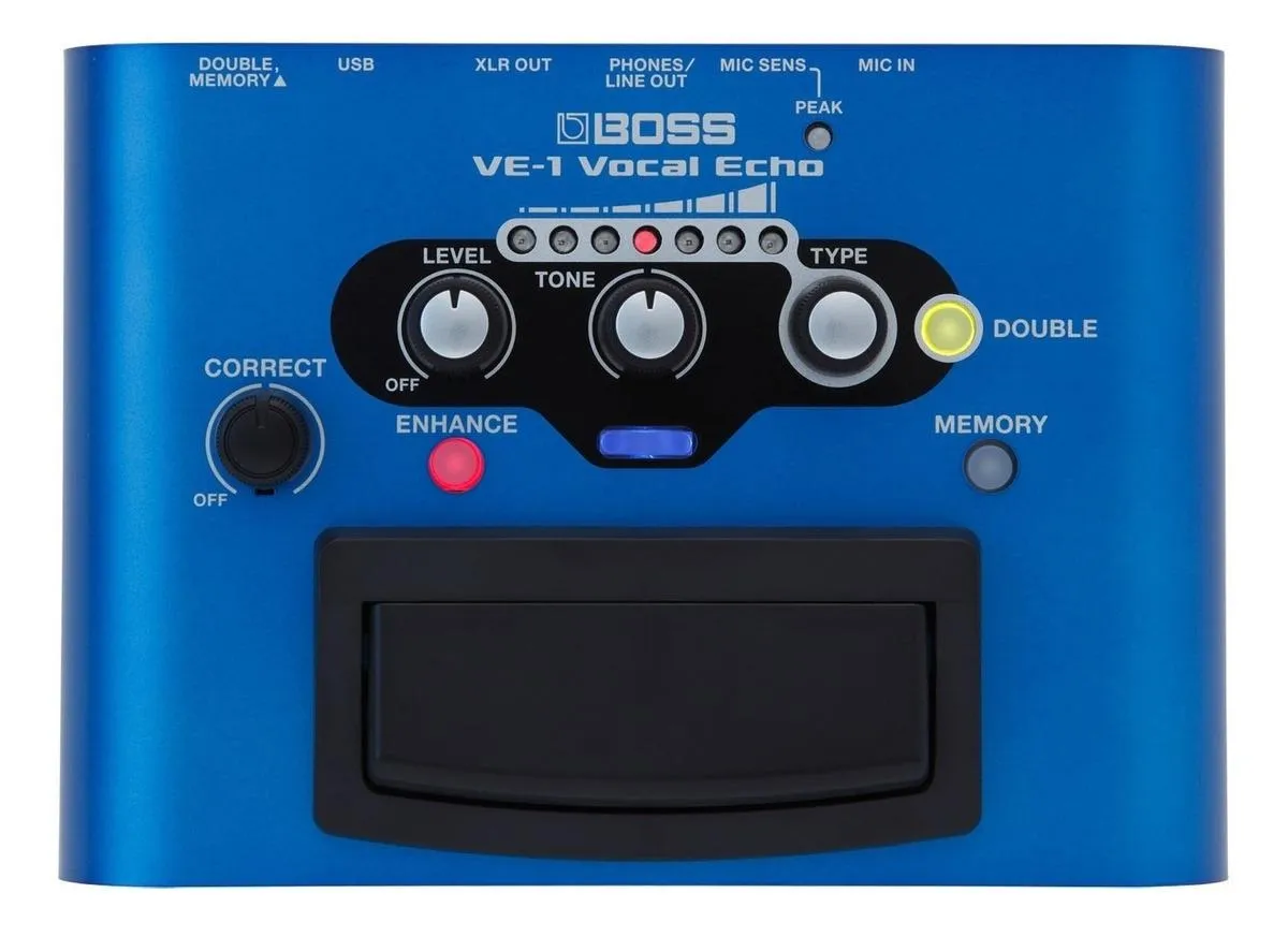 Pedal Processador Vocal Echo BOSS VE-1