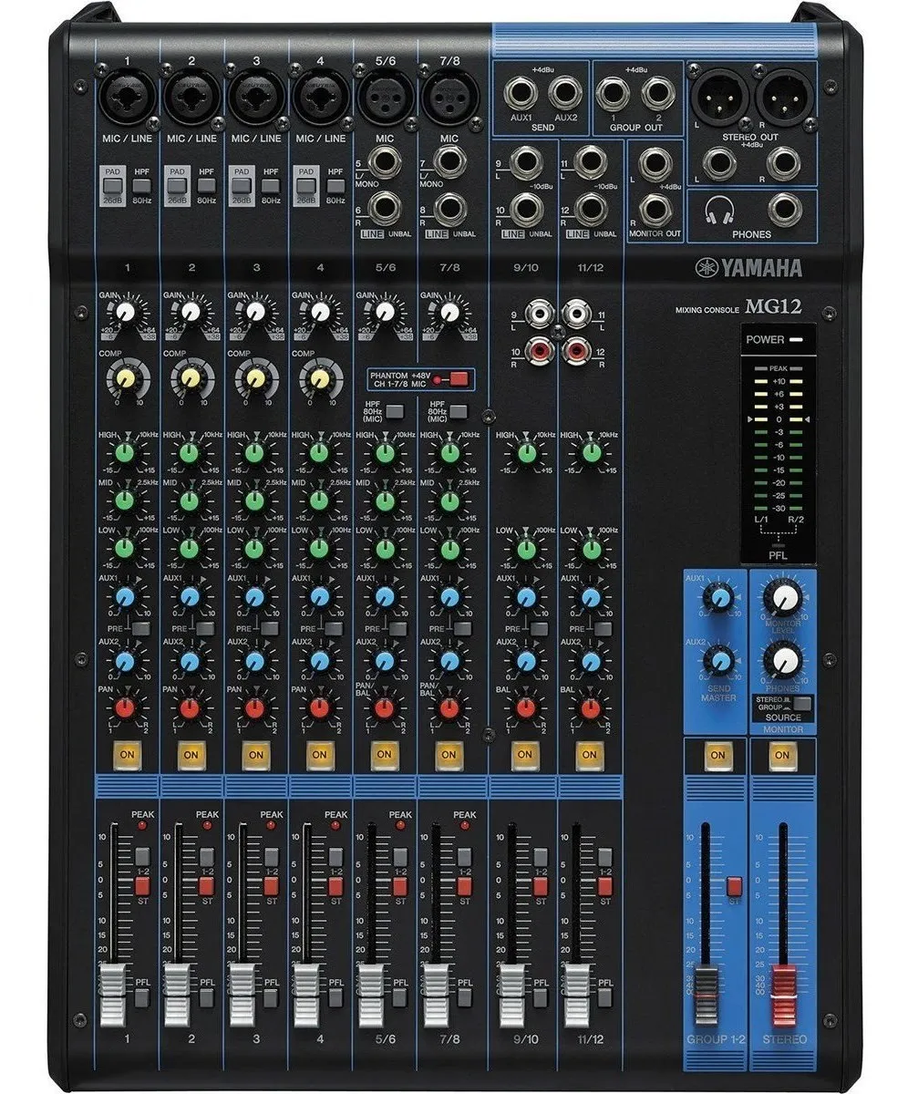 Mesa de Som Yamaha MG12
