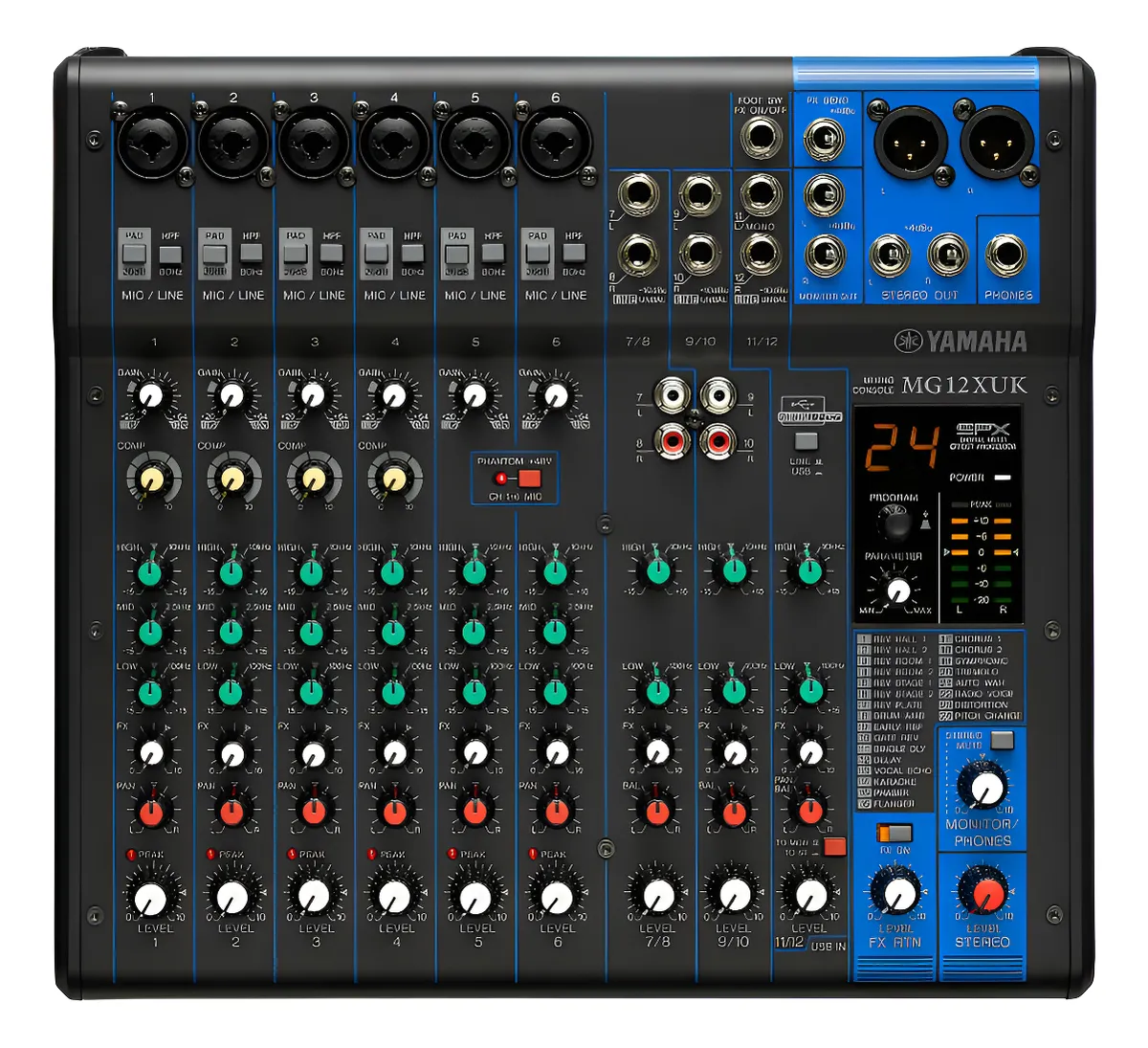 Mesa de Som Yamaha MG12XUK