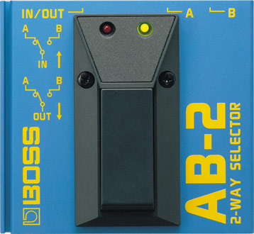 PEDAL BOSS SELECTOR 2 CANAIS AB2