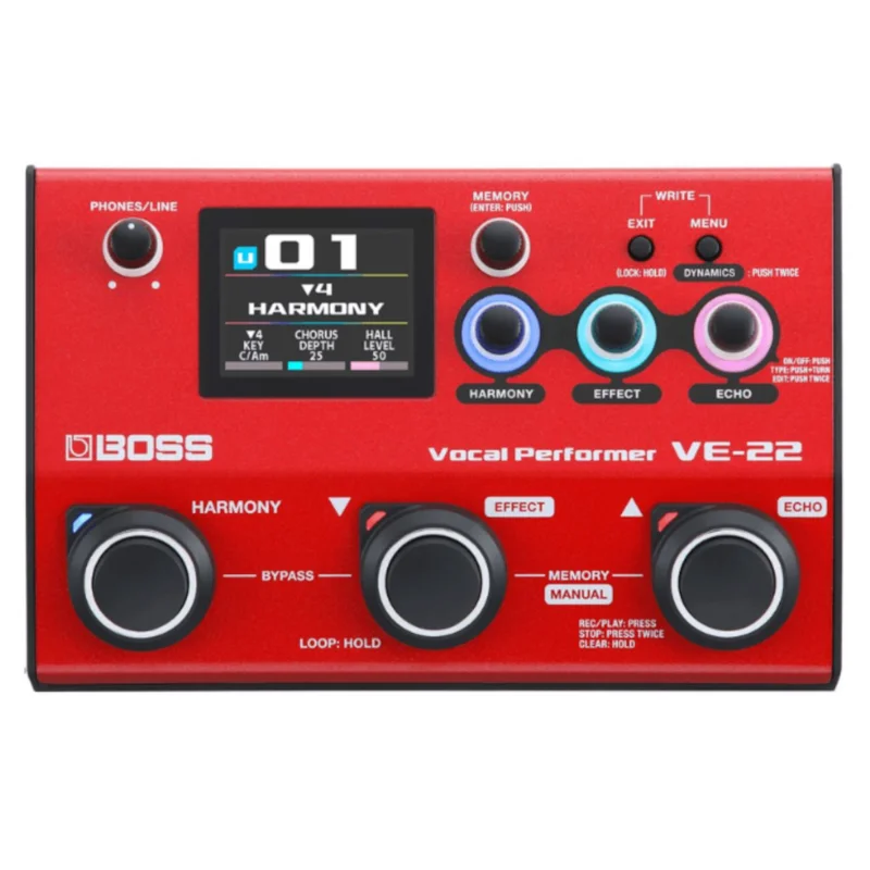Pedal Boss Voz VE 22