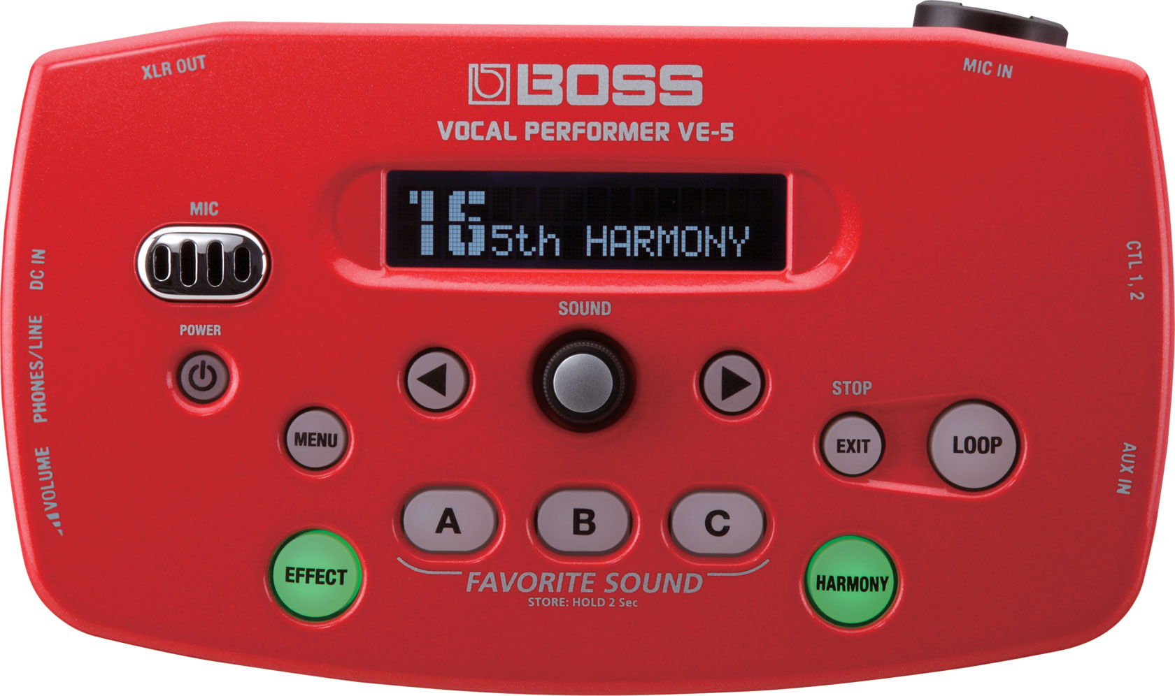 PEDAL BOSS VOZ VE5 RED