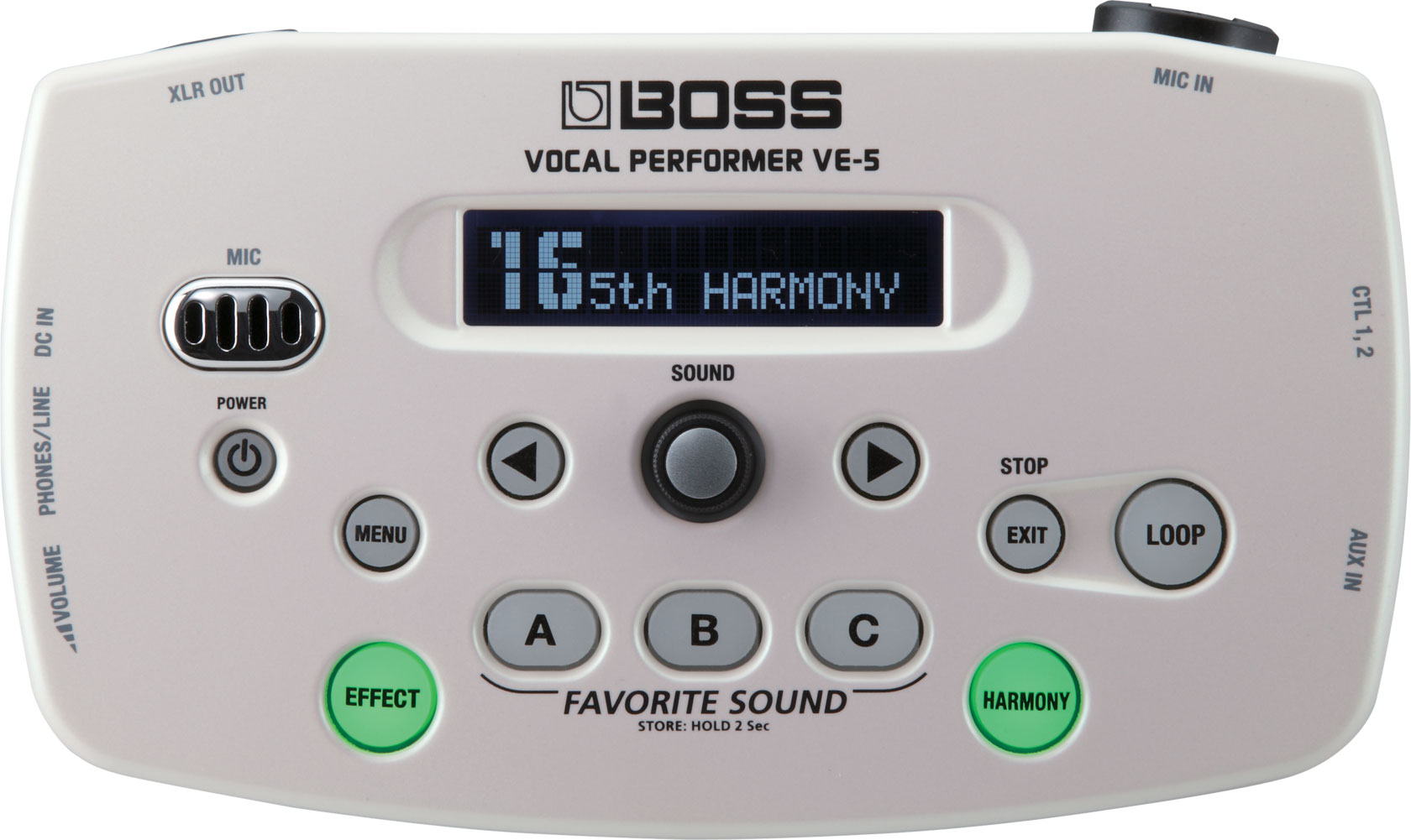 PEDAL BOSS VOZ VE5 WHITE