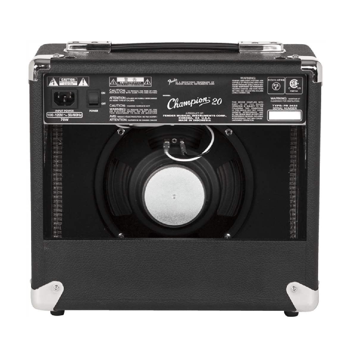 Amplificador Fender de Guitarra Champion 20W