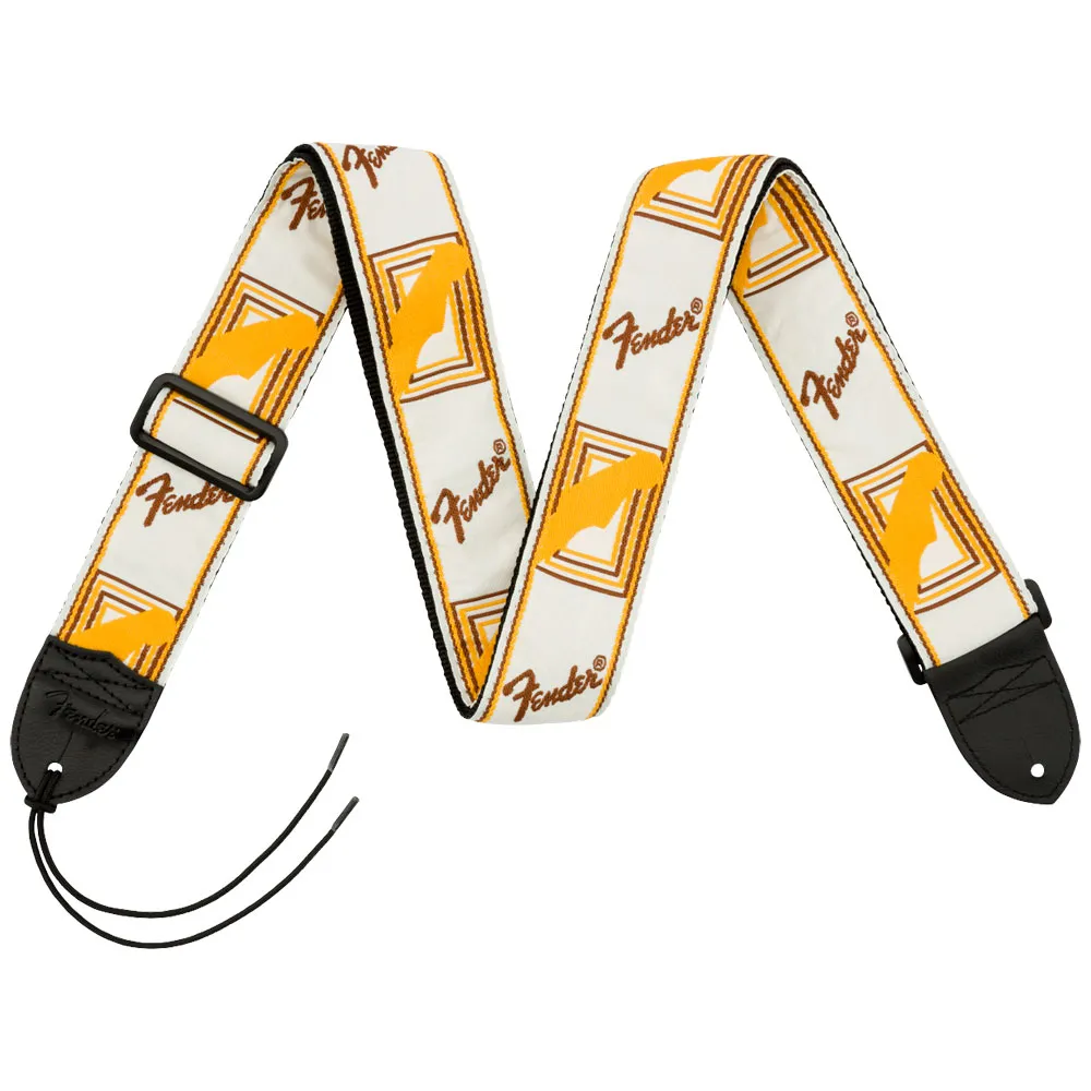 CORREIA FENDER MONOGRAM BRANCO/AMARELO/MA...
