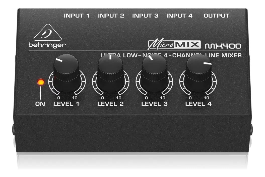 Mixer de 4 Canais Micro Mixer MX-400 - Be...