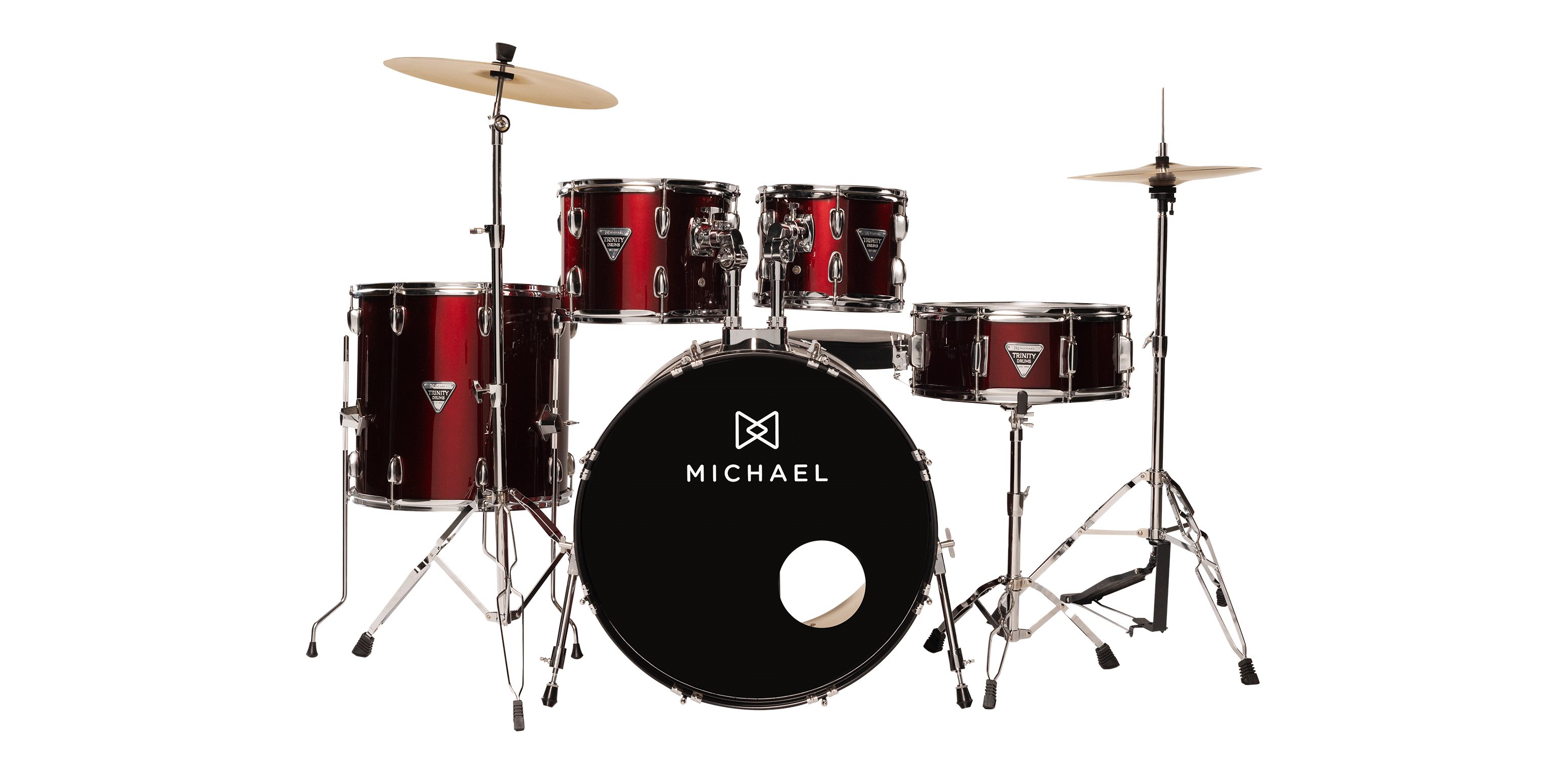Bateria Acústica Michael Trinity DMT222 W...