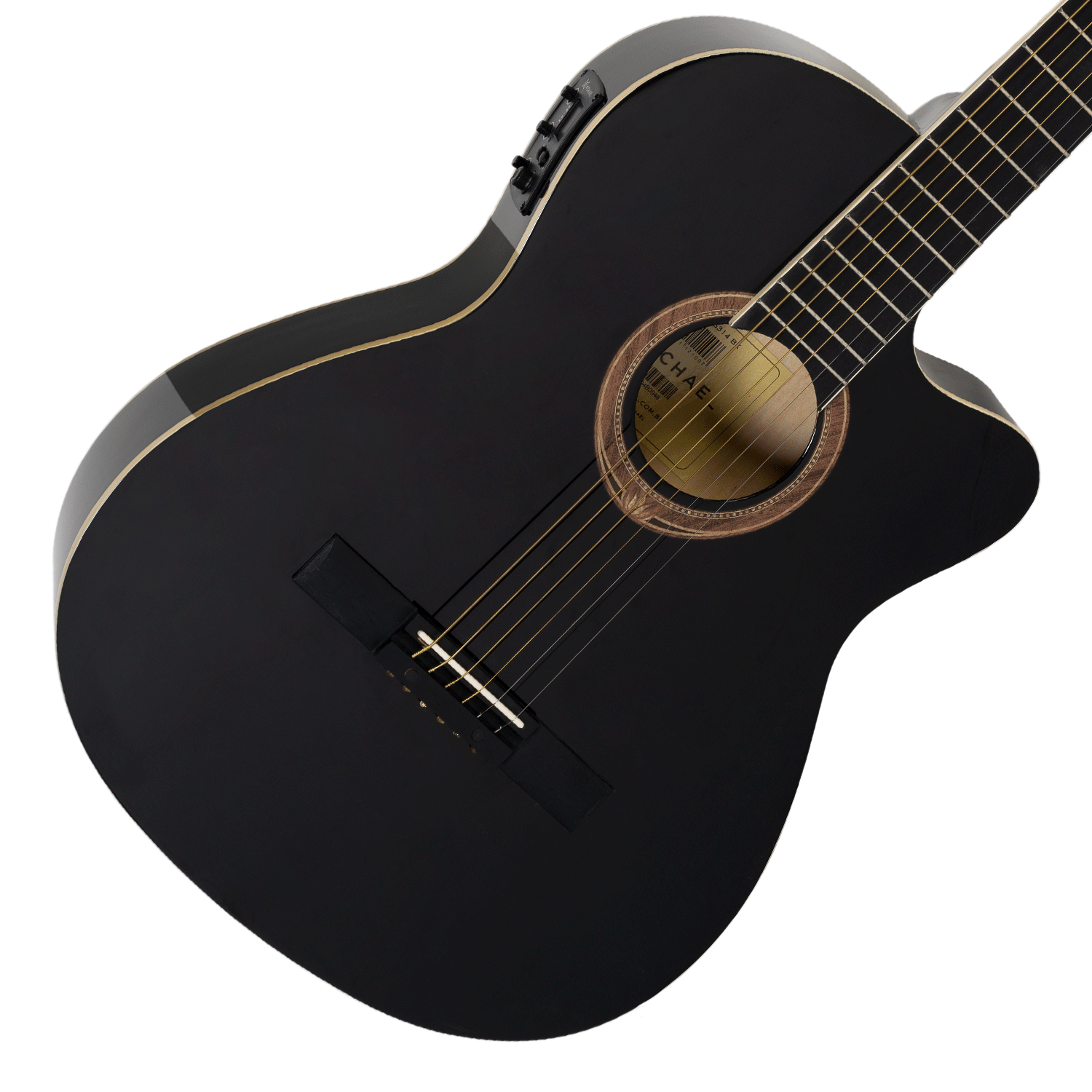 Violão Michael Clássico Semiflat Elétrico...