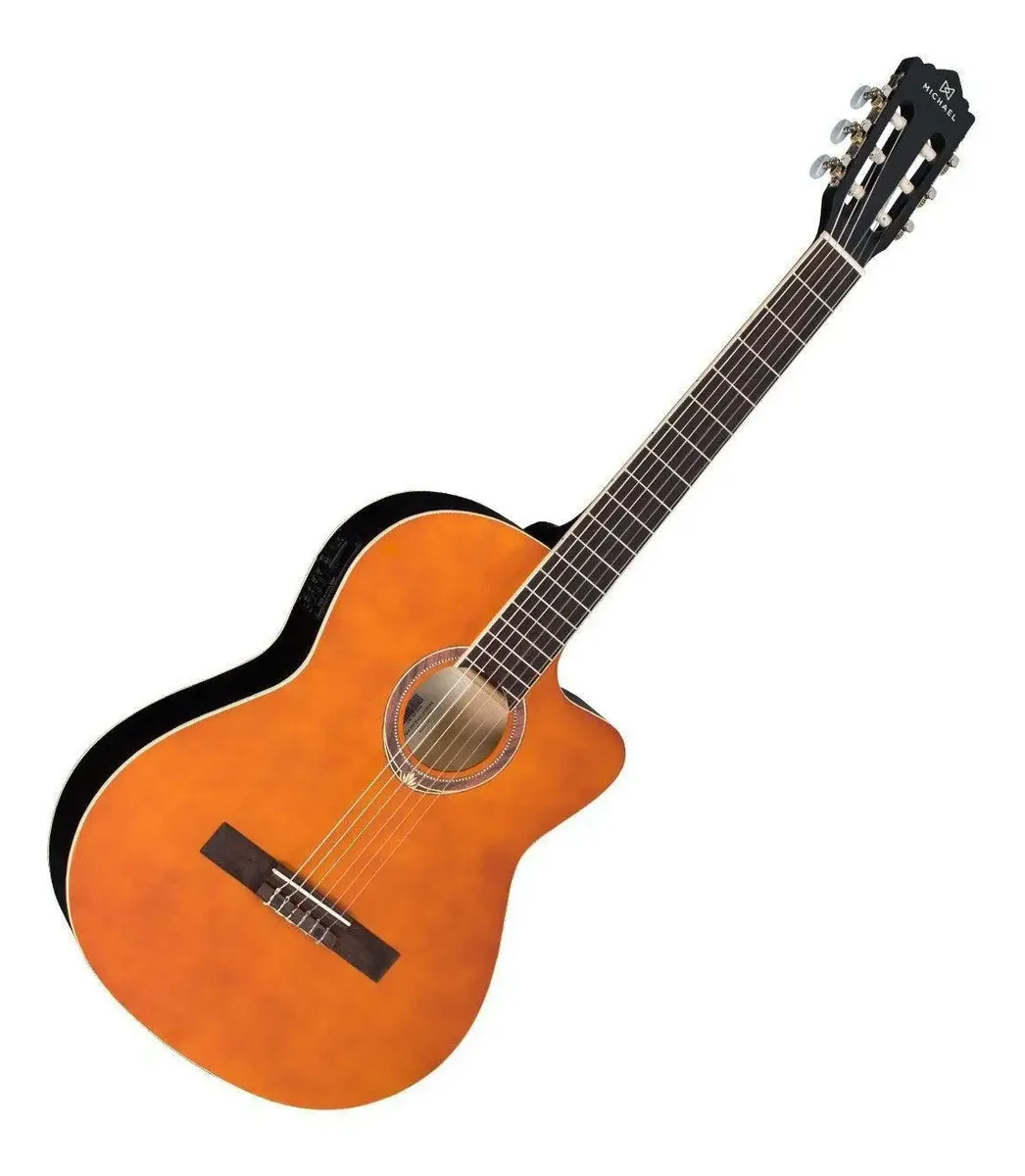 Violão Michael Electra Semiflat Elétrico ...