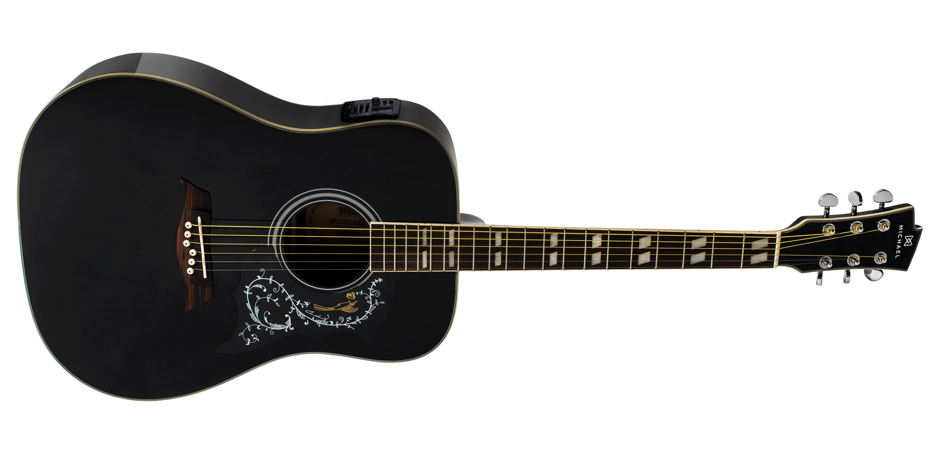 Violão Michael Galaxy Folk Elétrico VM925...