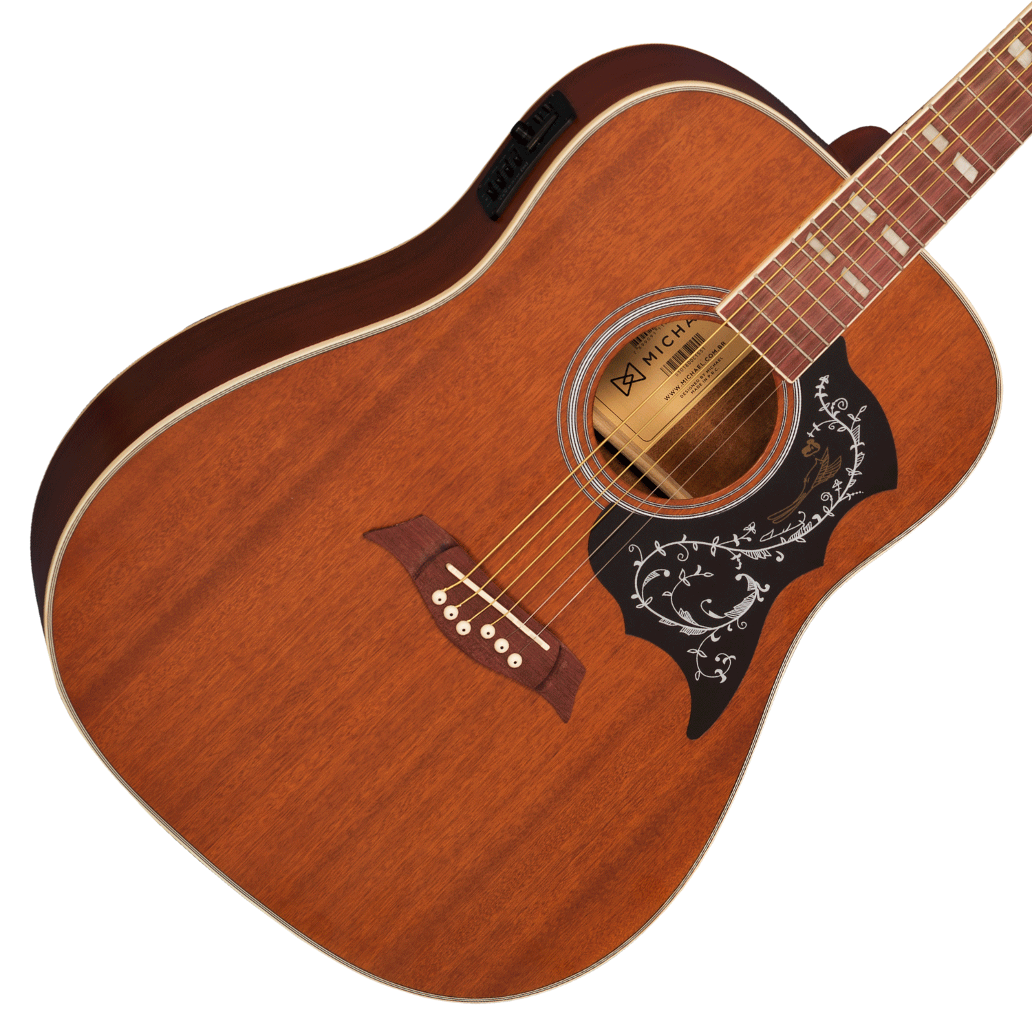 Violão Michael Galaxy Folk Elétrico VM925...