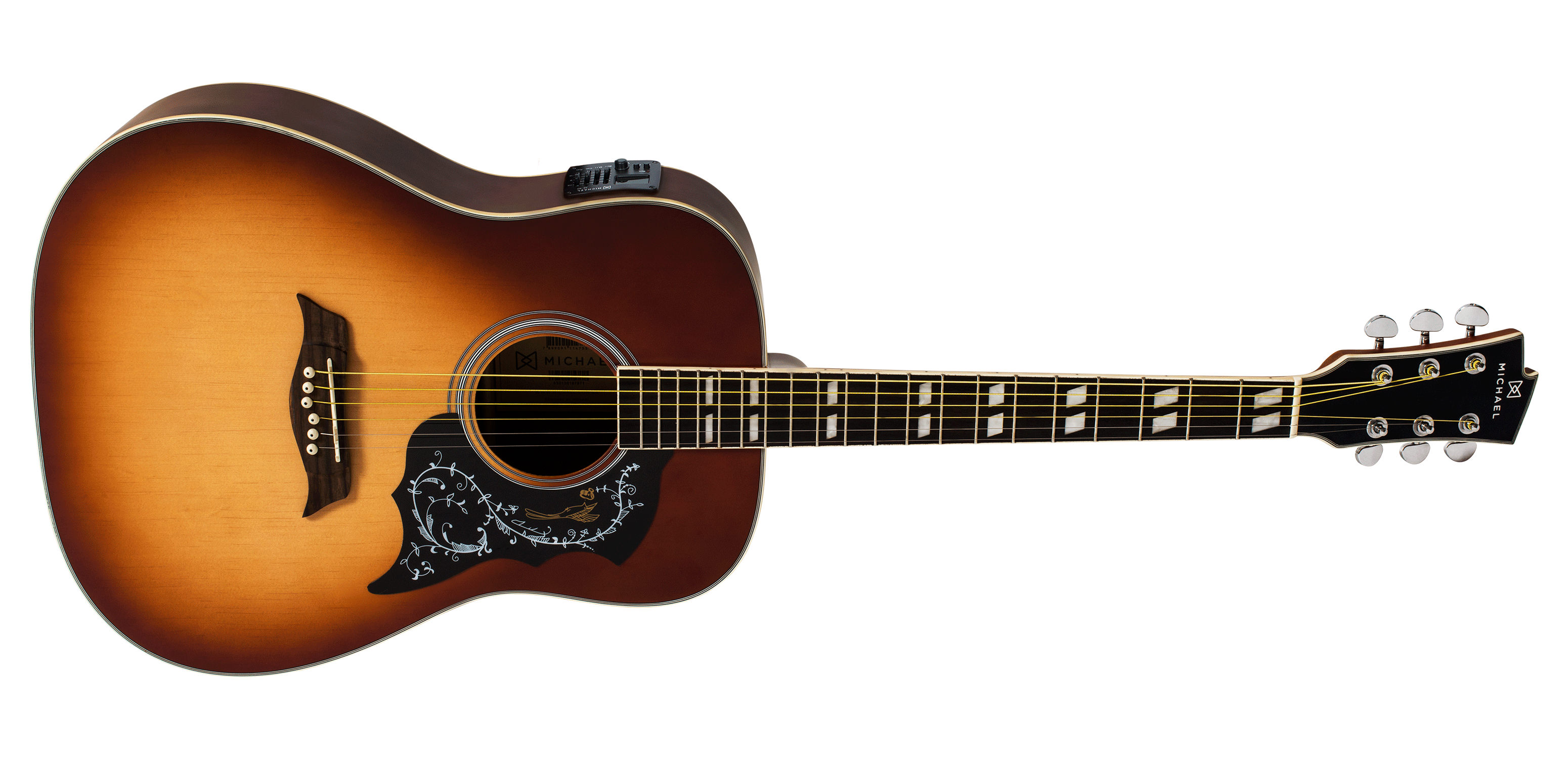 Violão Michael Galaxy Folk Elétrico VM925...