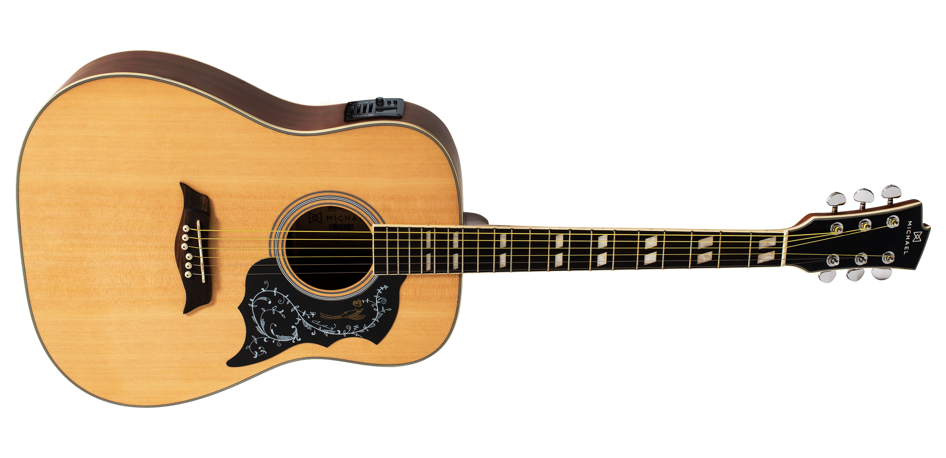 Violão Michael Galaxy Folk Elétrico VM925...