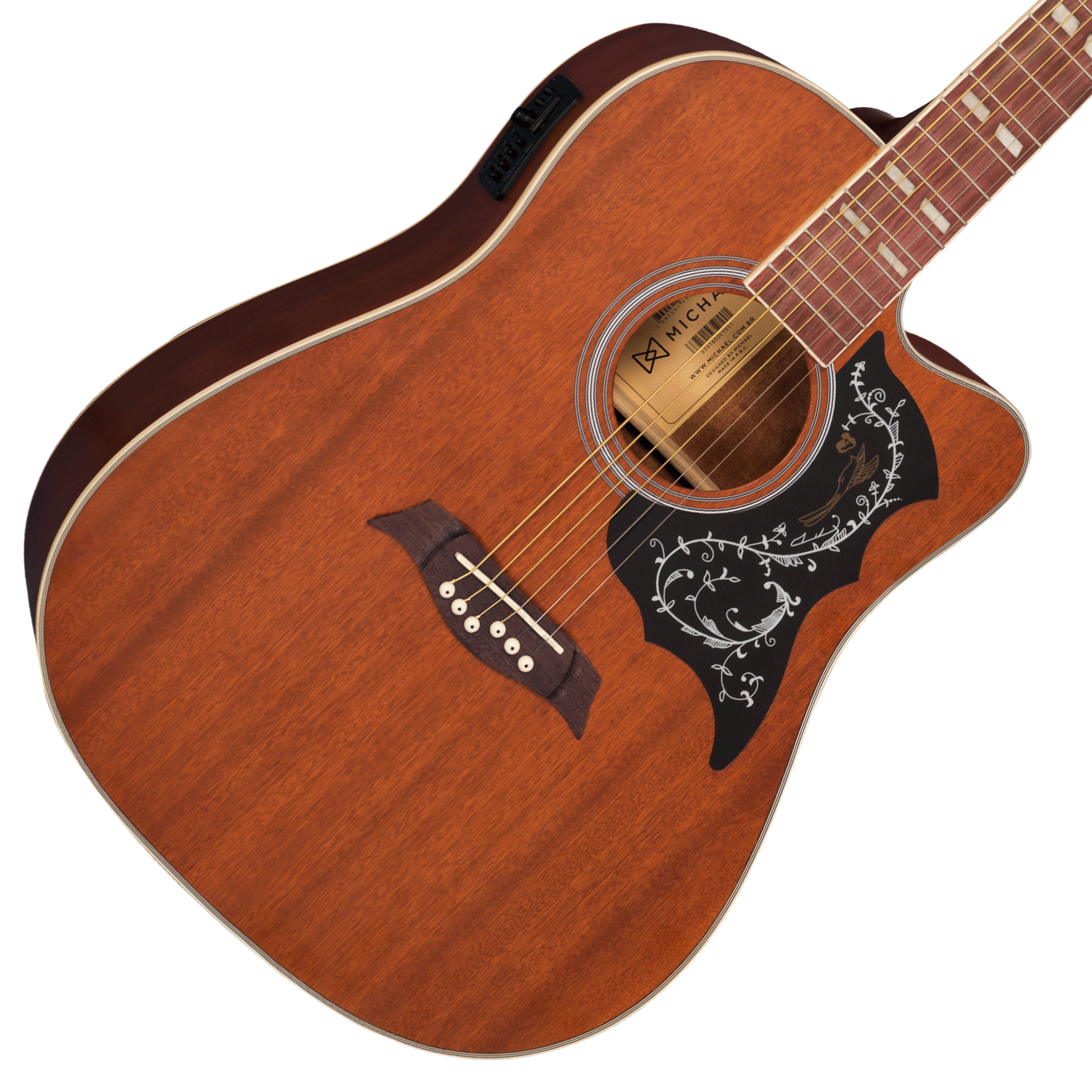 Violão Michael Galaxy Folk Elétrico VM925...