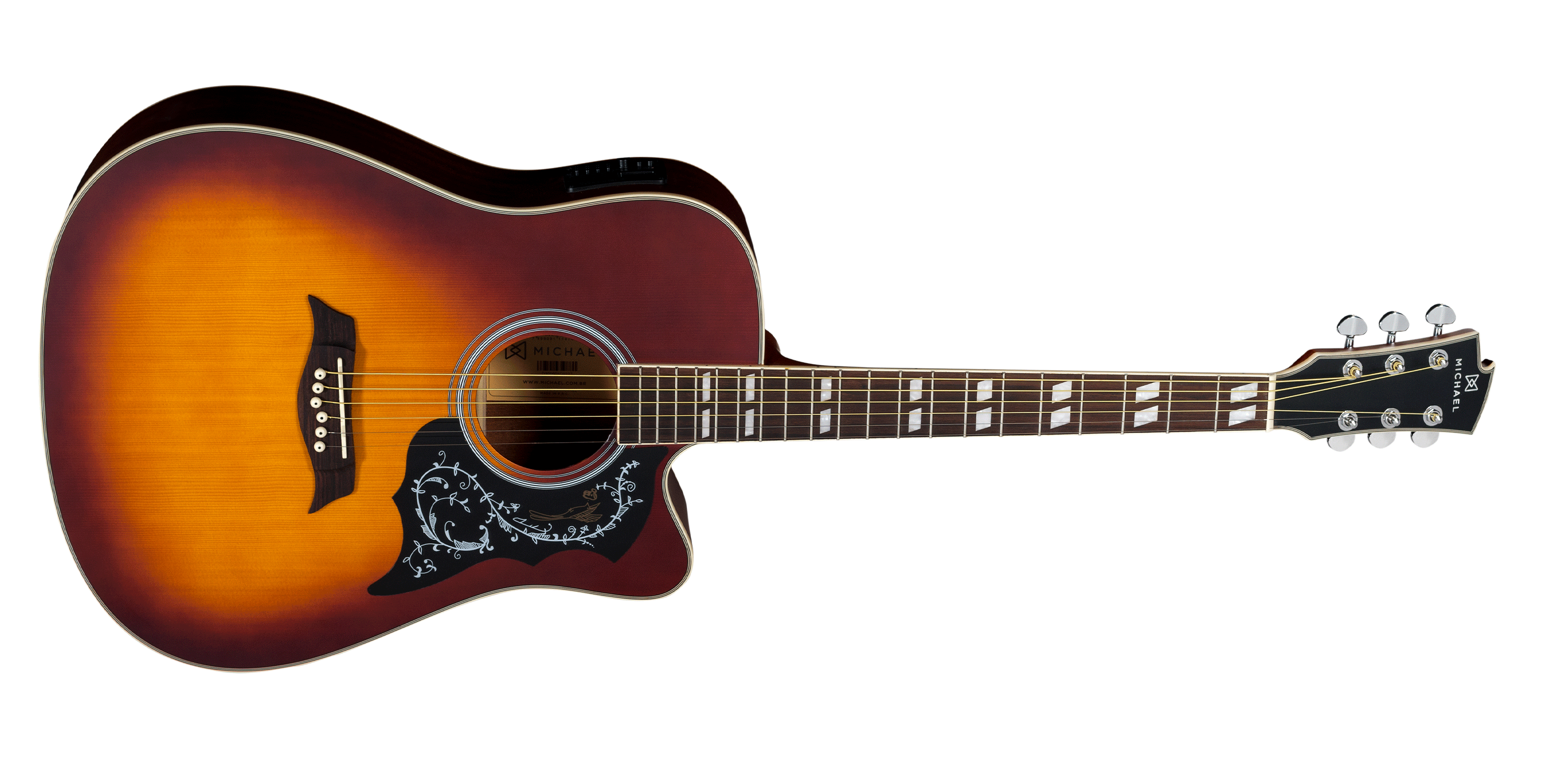 Violão Michael Galaxy Folk Elétrico VM925...