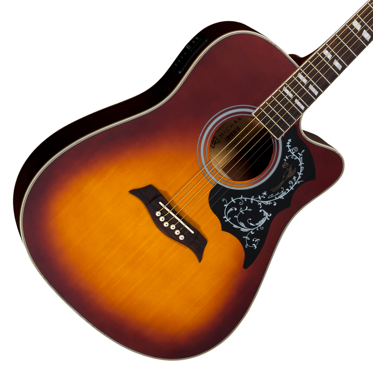 Violão Michael Galaxy Folk Elétrico VM925...