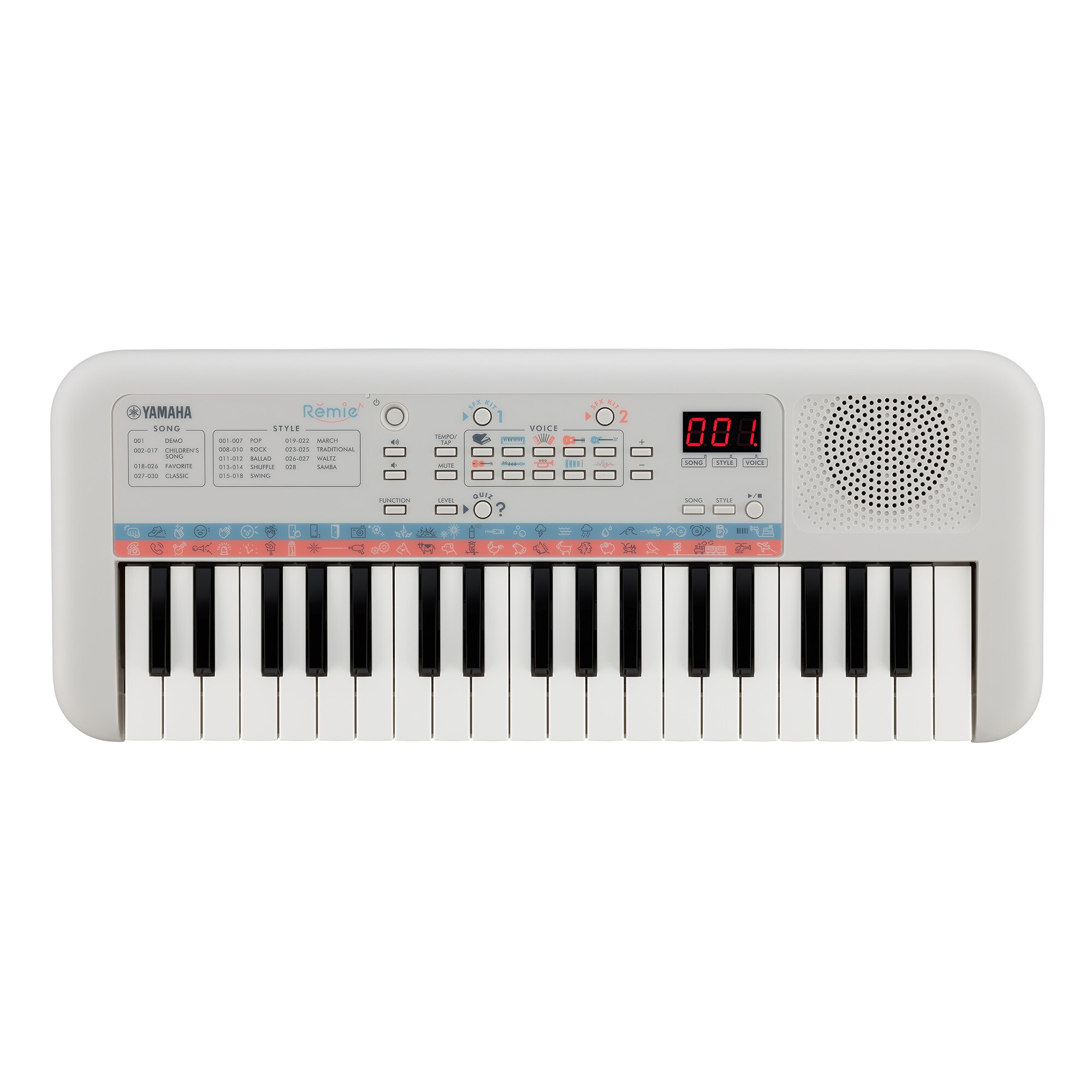 Teclado Yamaha Mini PSSE30 Branco