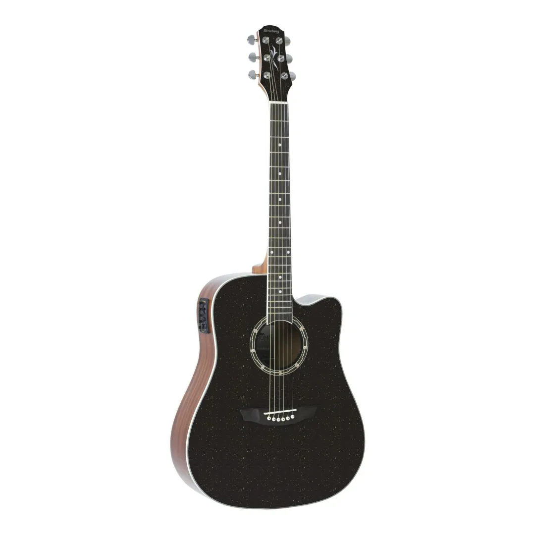 Violão Strinberg Elétrico Folk CD40C BK C...