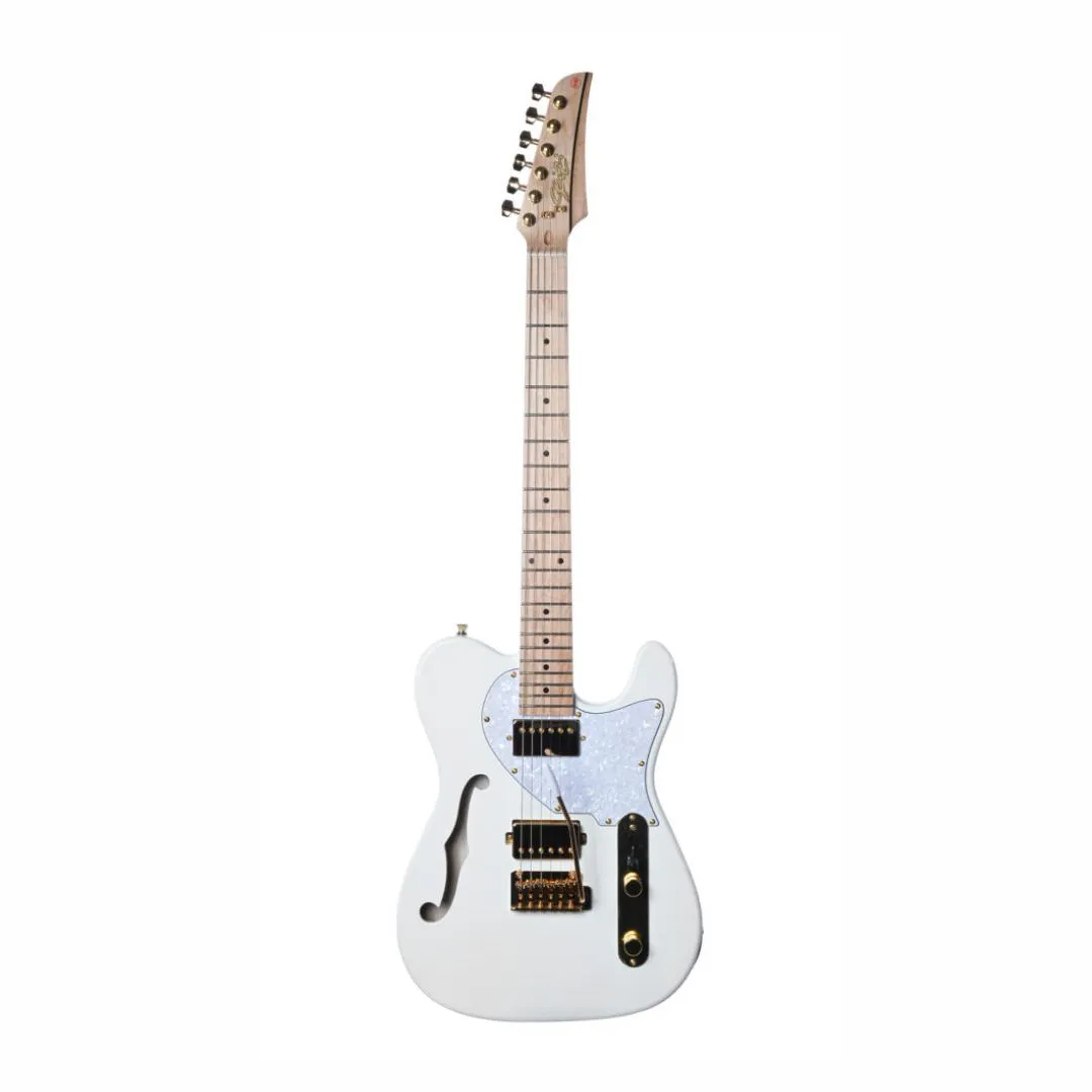 Guitarra Seizi Katana Kabuki HH LTD White...