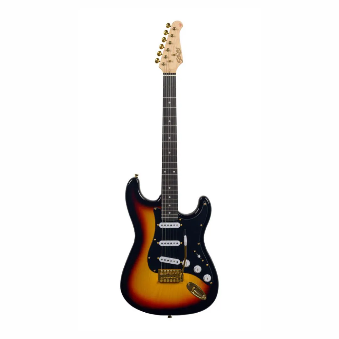 Guitarra Seizi Vintage Shinobi SSS PH Sun...