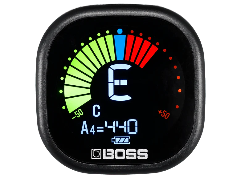 Afinador de Clipe BOSS TU-05 com Bateria ...