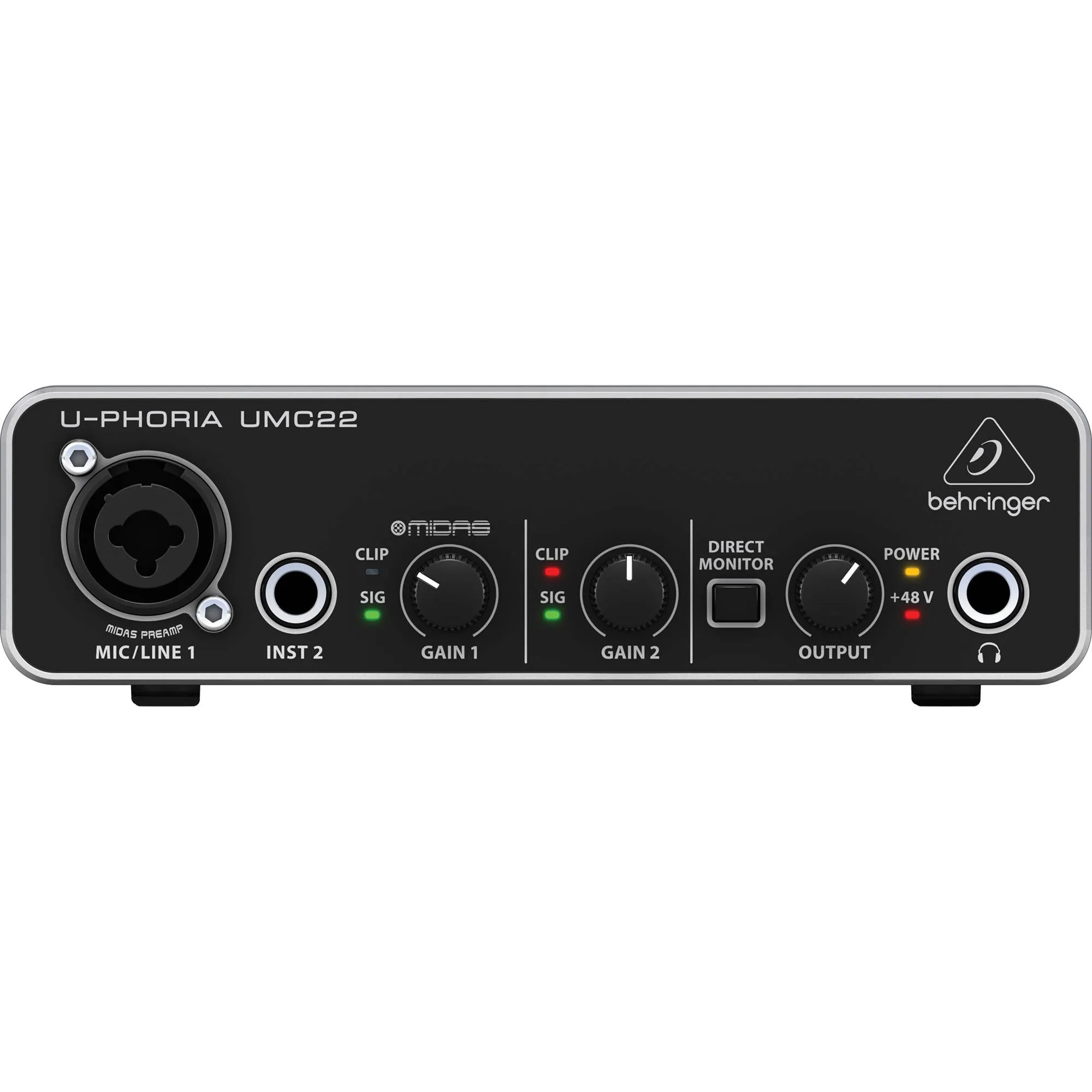 Interface de Áudio UMC22 - Behringer