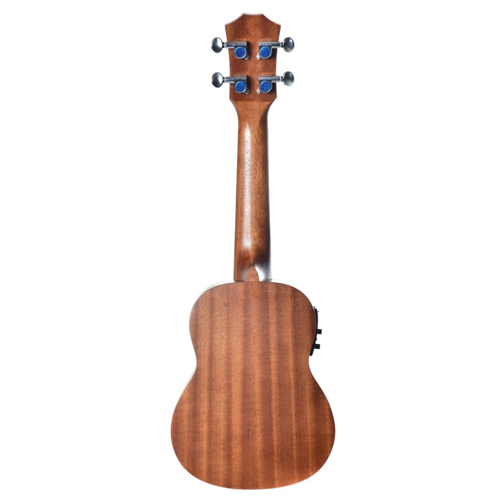 Ukulele Seizi Bali Soprano Elétrico Tobacco