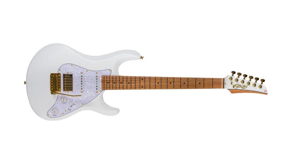Guitarra Seizi Katana Ghost – Pearl White...