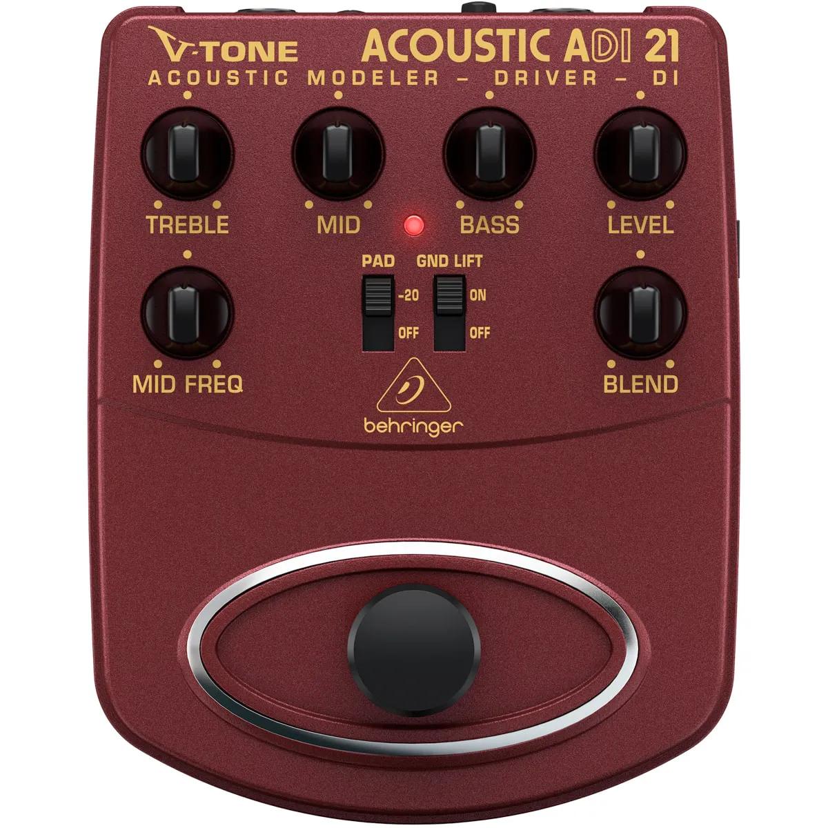 Pedal Violão Multi Efeitos Adi21 Behringe...