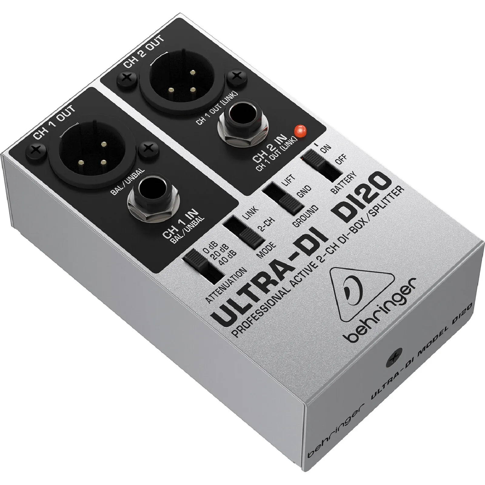 Direct Box Ativo 2 Canais DI-20 - Behringer