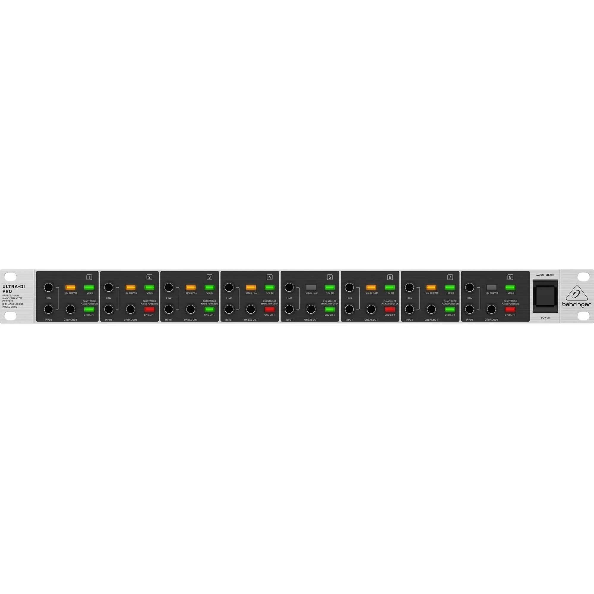 Direct Box Ultra-DI Pro DI800 Padrão Rack...