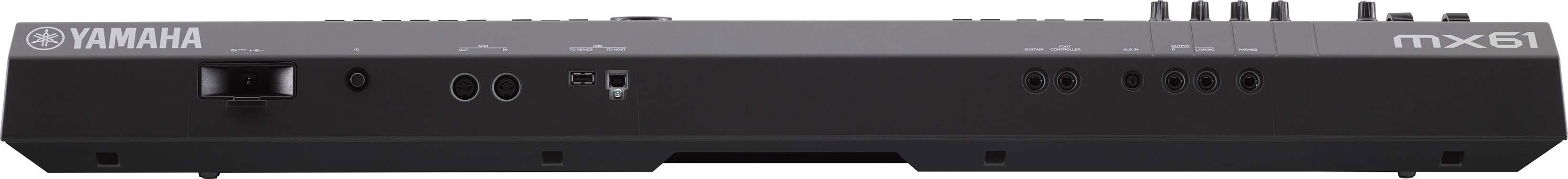 Teclado Yamaha Sintetizador MX61 BK - Preto