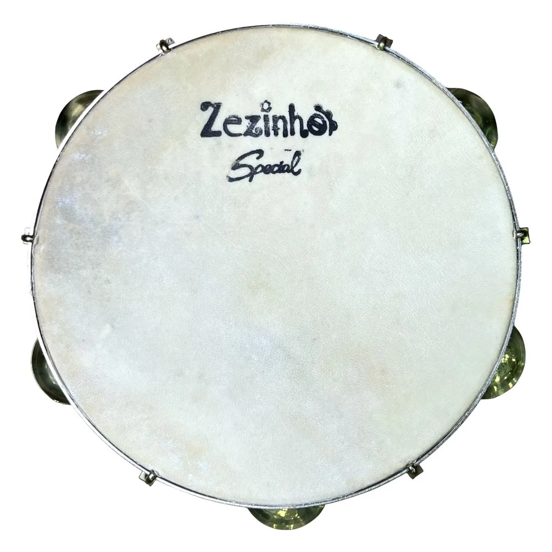 Pandeiro Zezinho 10" Polegadas Couro Special