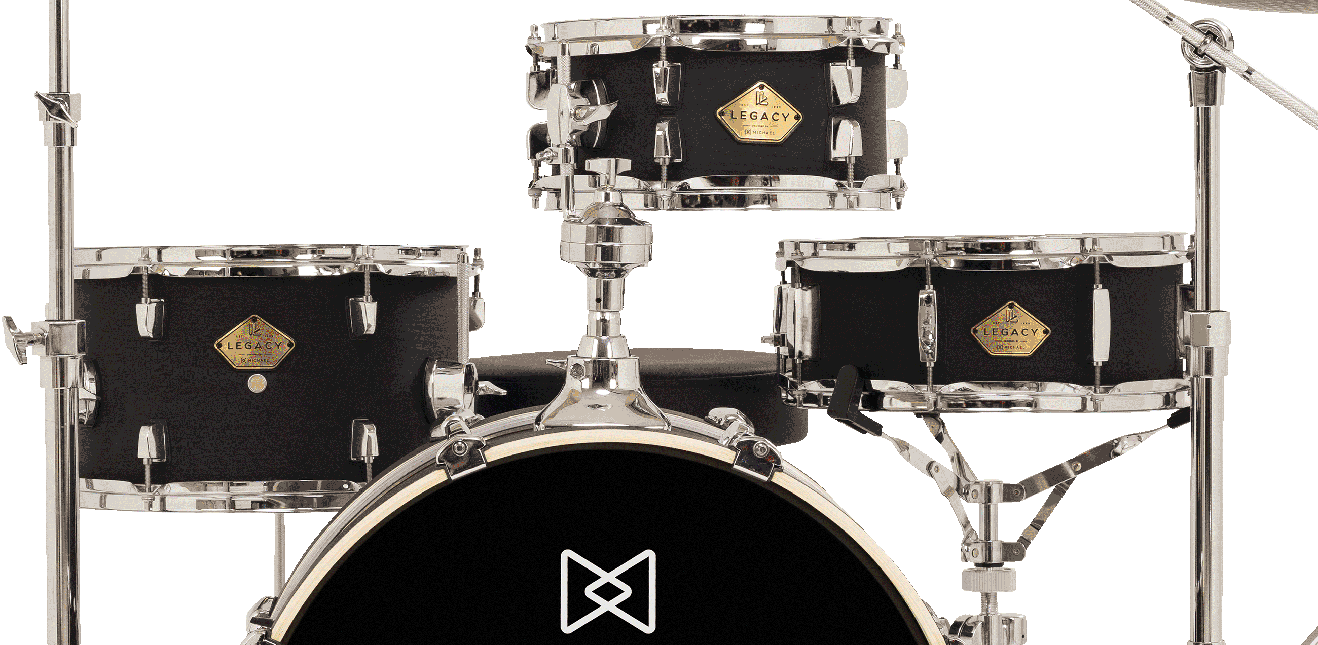 Bateria Acústica Michael Legacy Slim DML4...