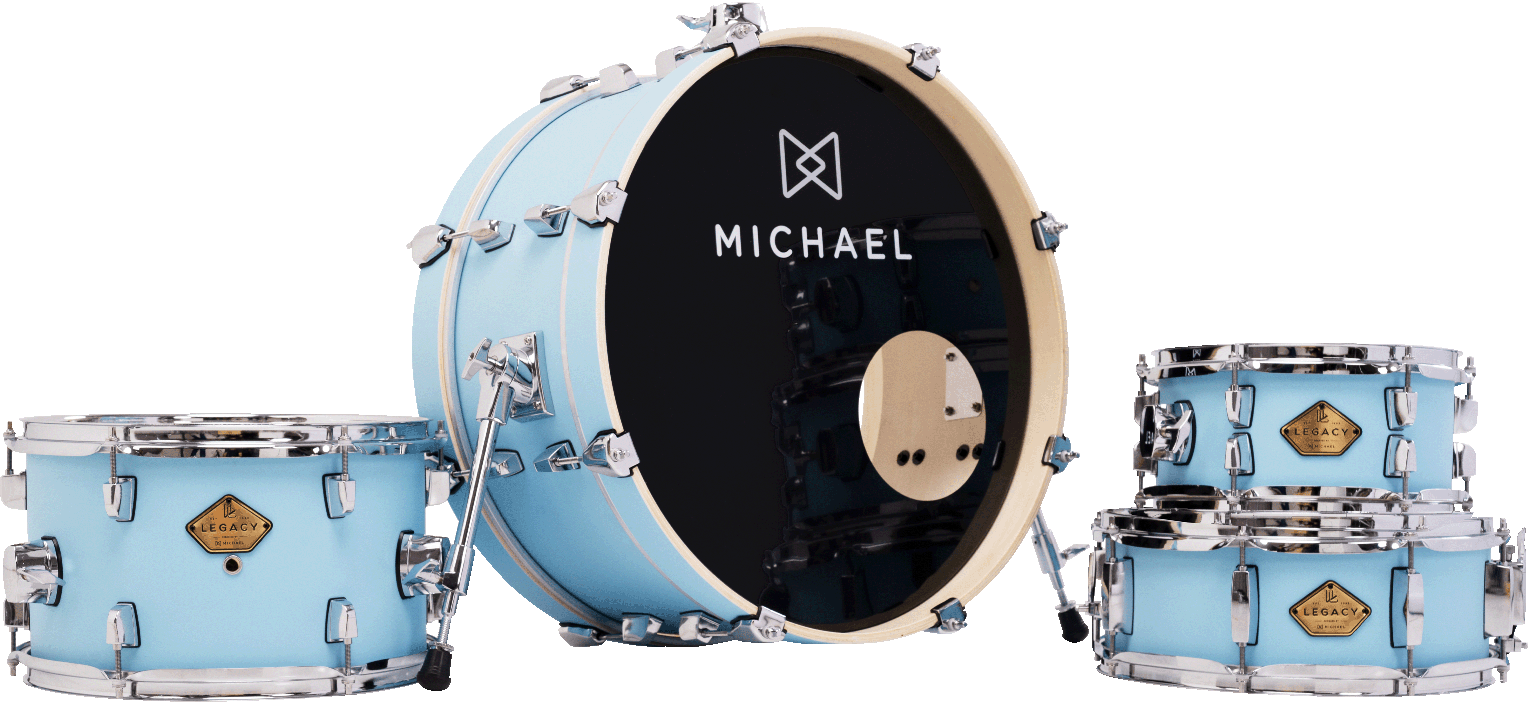 Bateria Acústica Michael Legacy Slim DML4...