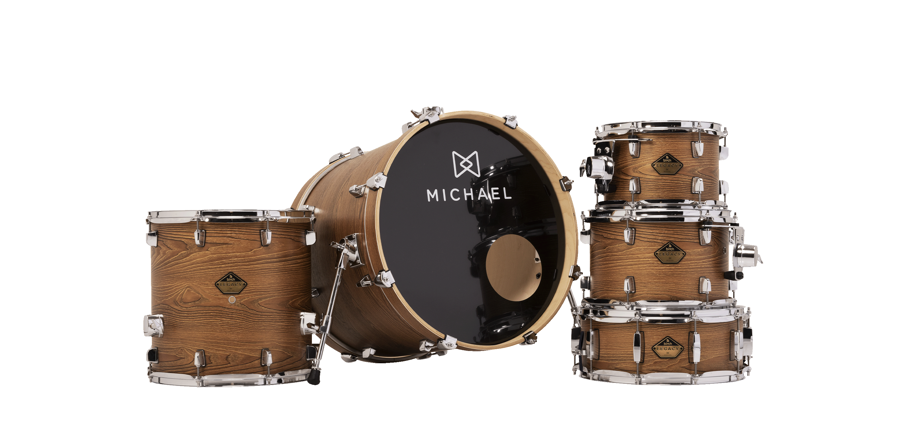 Bateria Acústica Michael Legacy Birch DMB...