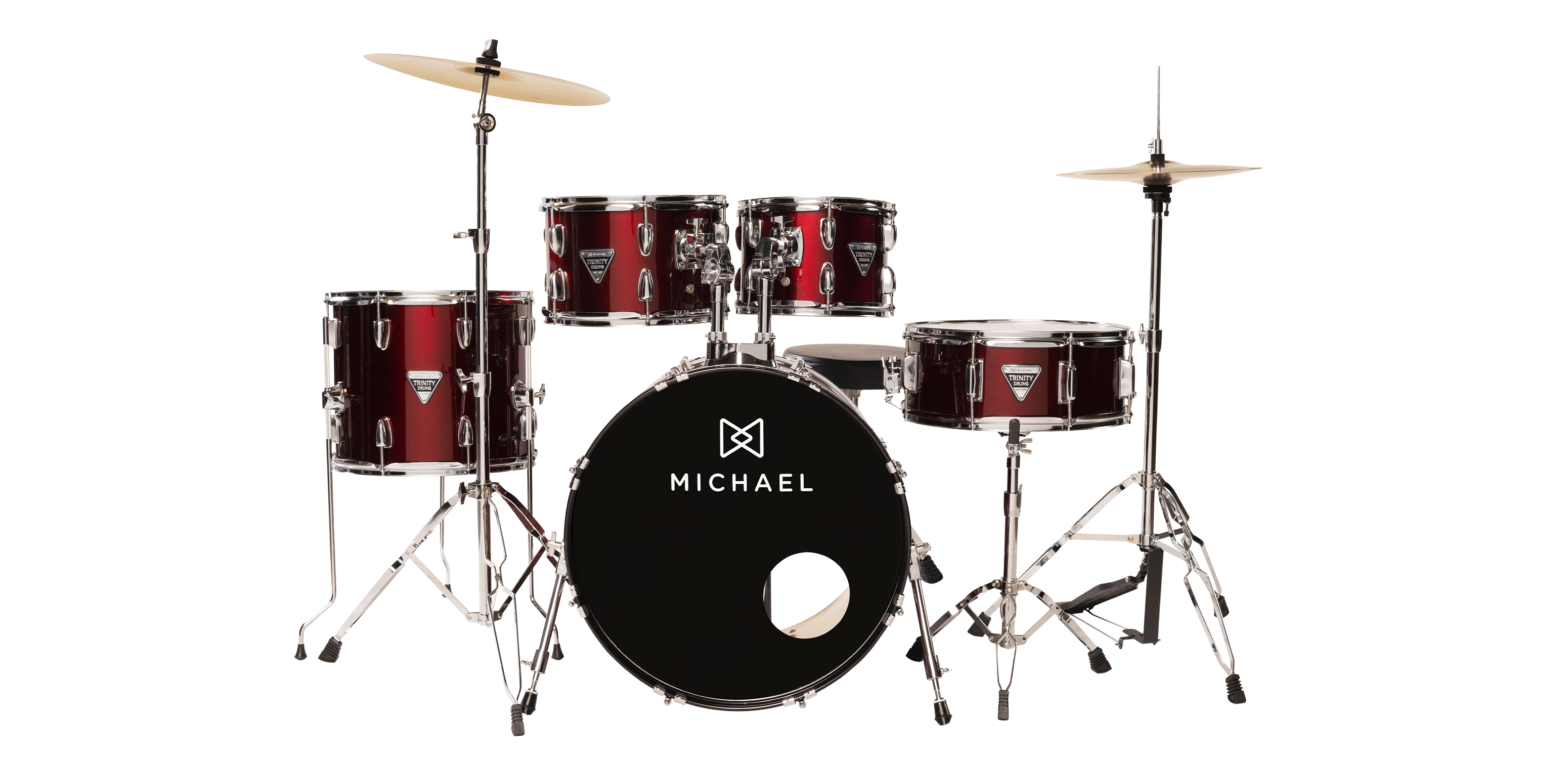 Bateria Acústica Michael Trinity DMT220 W...