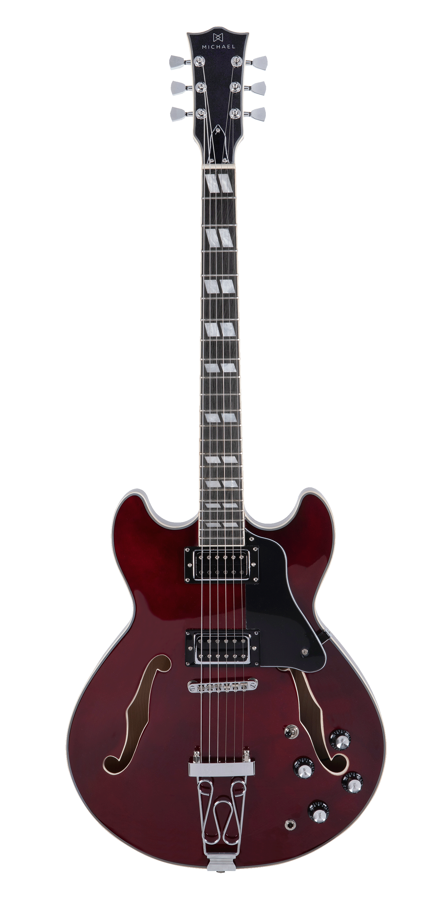 Guitarra Michael Jazz Action GM1159N WR
