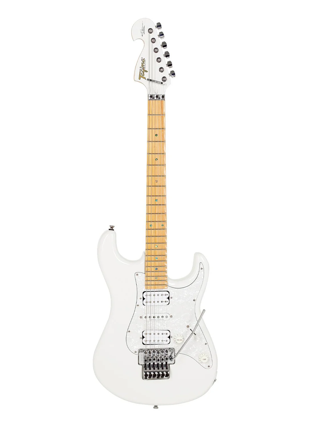 Guitarra Tagima E1 Edu Ardanuy White