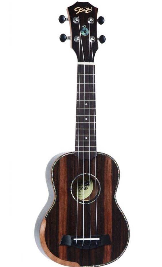 Ukulele Seizi Soprano Bora Bora Plus Ebony