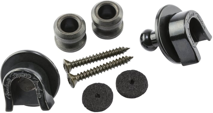Strap Locks Fender Security Black