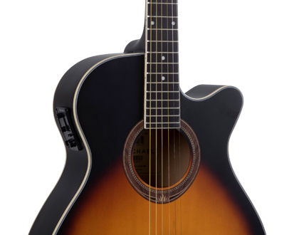 Violão Michael Mini Jumbo Elétrico Aço VM...