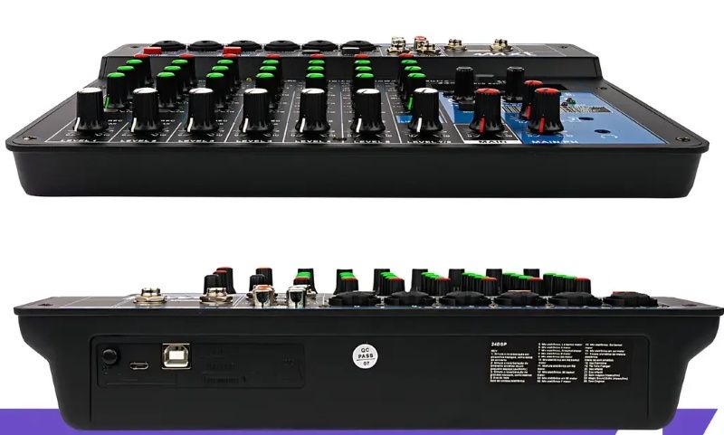 Mesa de Som Analógica MXT MX8BRTS 8 Canai...