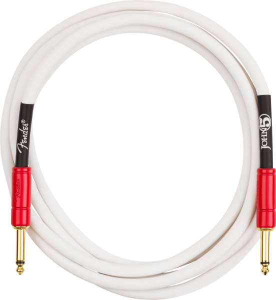 Cabo de Instrumento Fender John5 White 3m