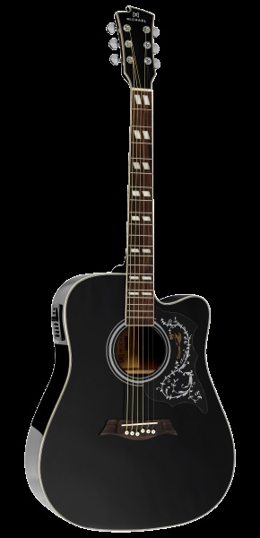 Violão Michael Galaxy Folk Elétrico VM925...