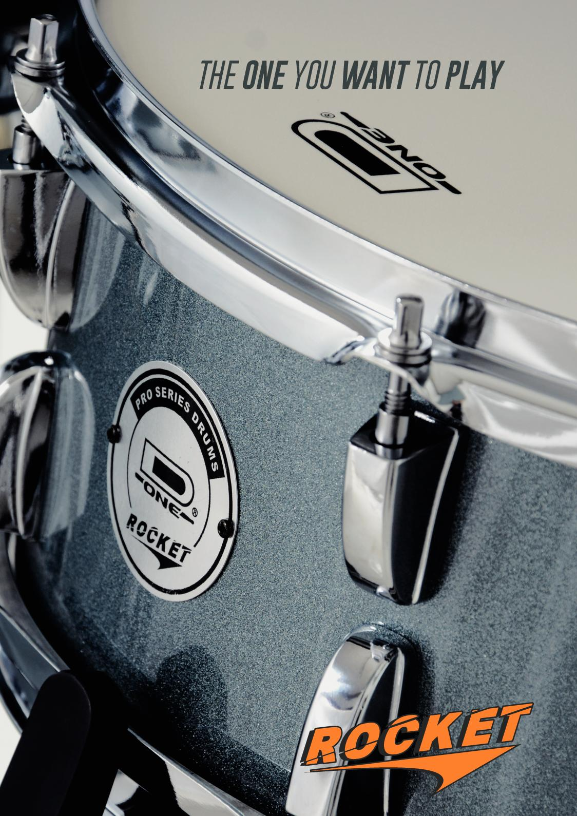 Bateria Acústica D-One Rocket Dr18 Space ...