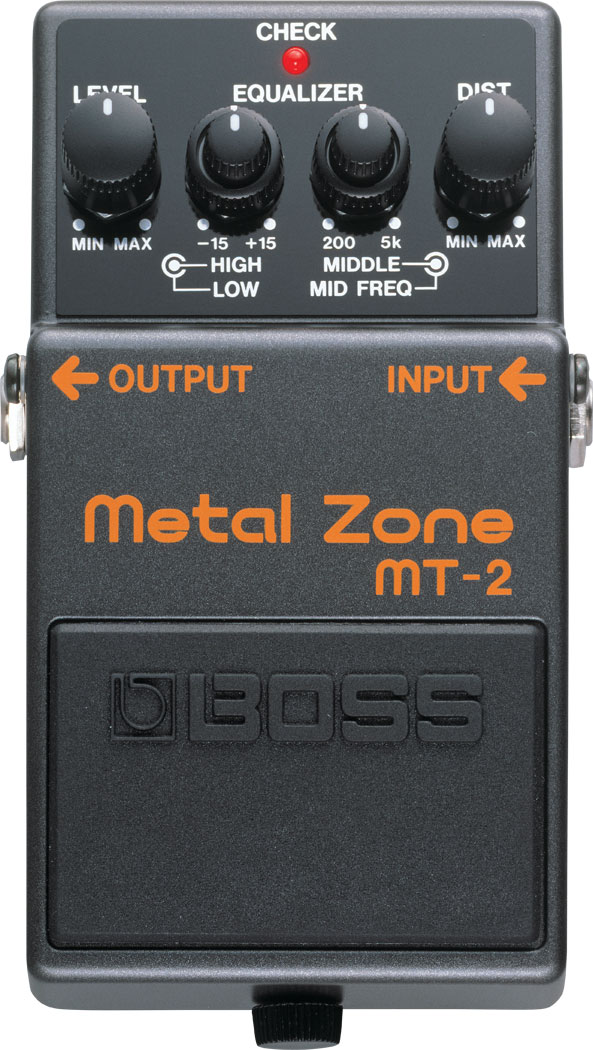Pedal de Distorção BOSS MT-2 Metal Zone p...