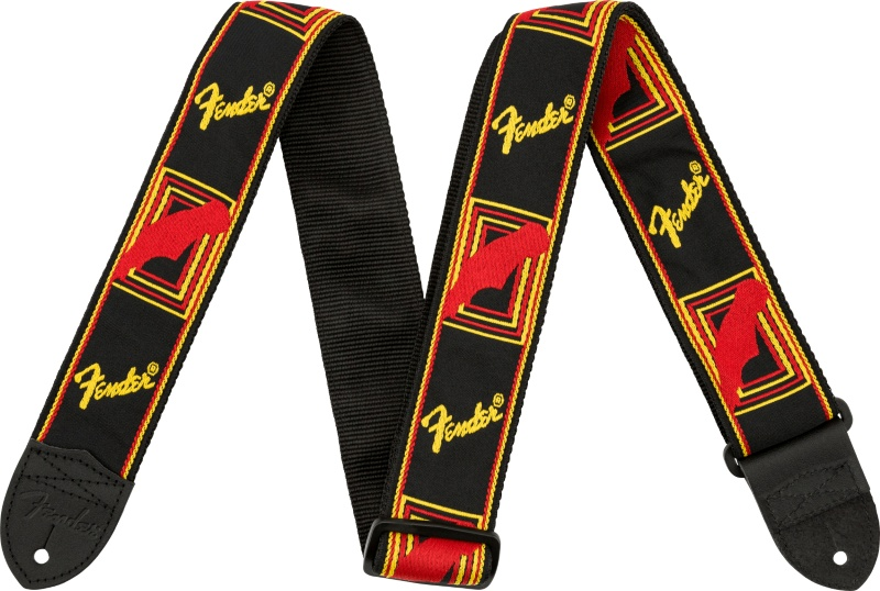 Correia Fender Monogrammed - Preta/Amarel...