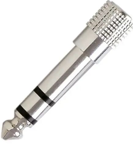 Adaptador P2 Fêmea para P10 Macho Estéreo...